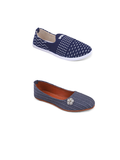 

FABBMATE Women Multicoloured Flats, Multi