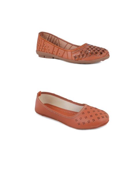 

FABBMATE Women Tan Flats