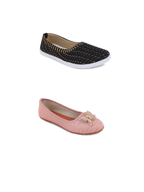 

FABBMATE Women Multicoloured Flats, Multi