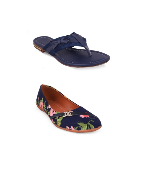 

FABBMATE Women Multicoloured Flats, Multi