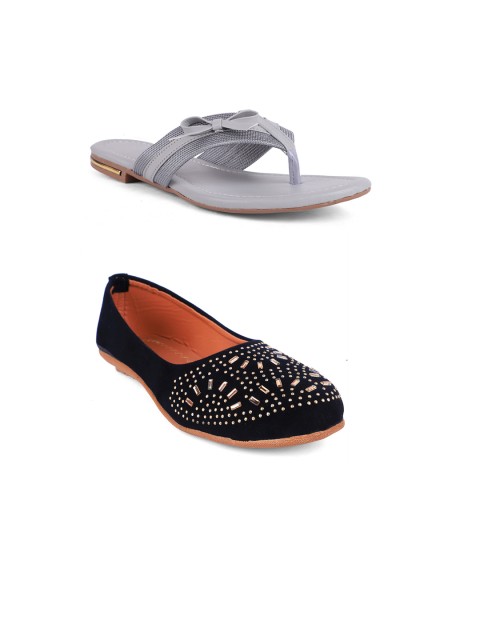 

FABBMATE Women Multicoloured Flats, Multi