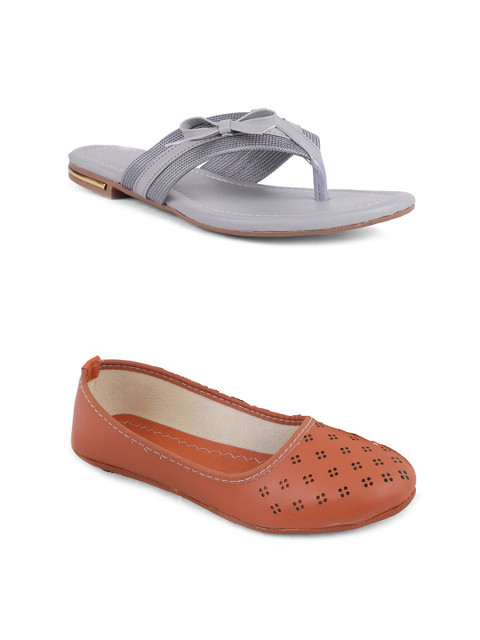 

FABBMATE Women Multicoloured Flats, Multi