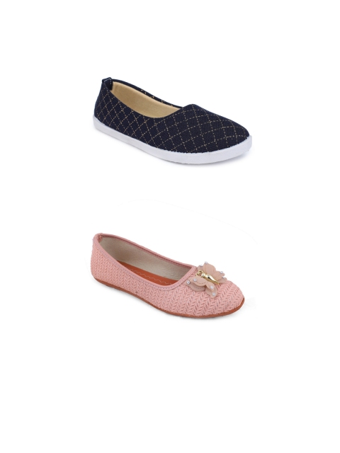 

FABBMATE Women Multicoloured Bows Flats, Multi
