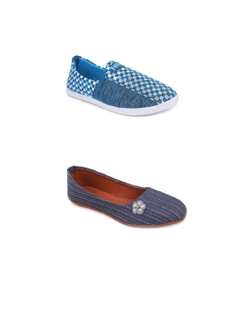 

FABBMATE Women Multicoloured Flats, Multi