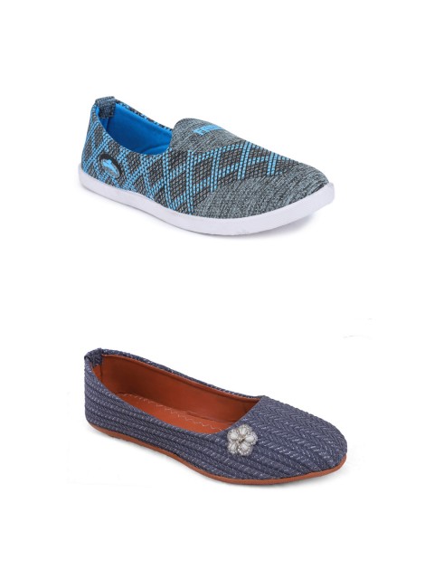 

FABBMATE Women Multicoloured Flats, Multi