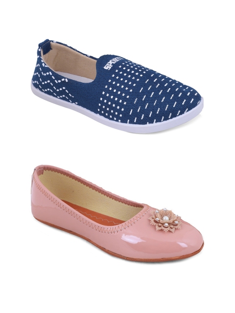 

FABBMATE Women Multicoloured Bows Flats, Multi