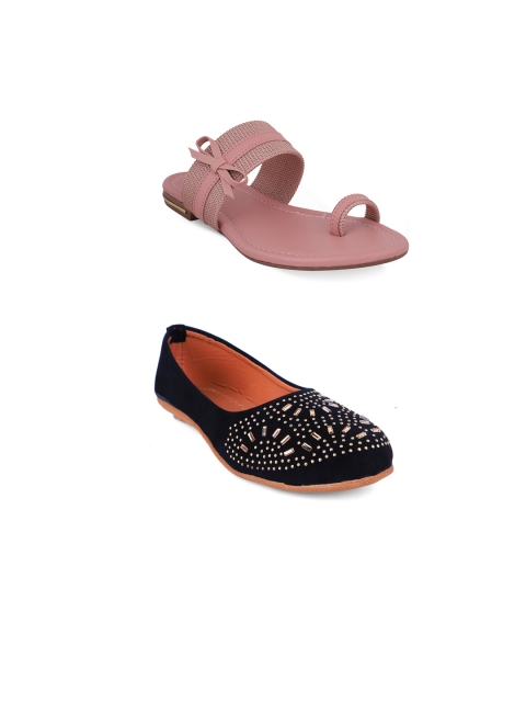 

FABBMATE Women Multicoloured Flats, Multi