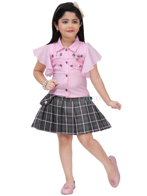 

LINOTEX Pink Checked Dress