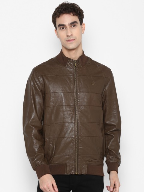 

Turtle Men Brown Windcheater Outdoor Bomber Jacket