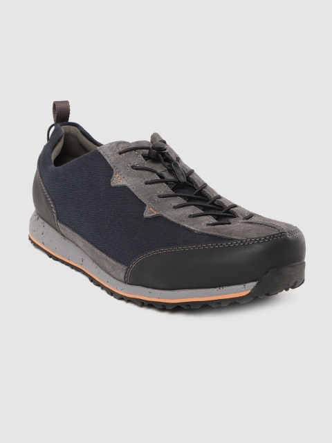 

Clarks Men Navy Blue & Grey Campton Trail Outdoor Shoes