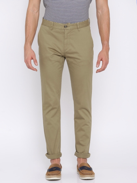 

U.S. Polo Assn. Men Khaki Slim Fit Solid Chinos