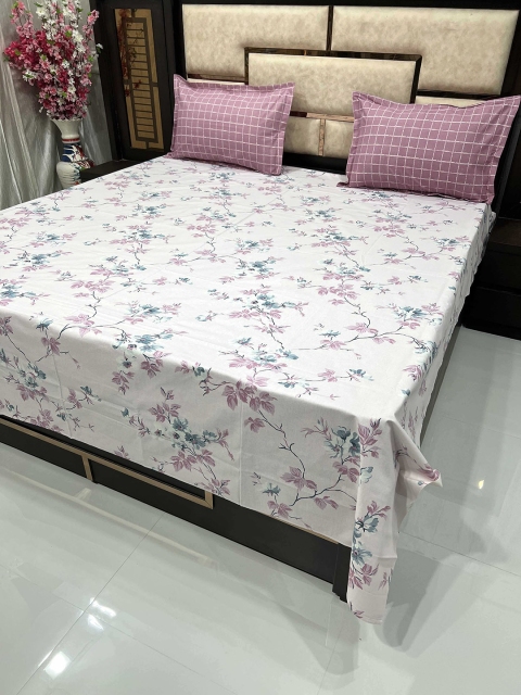 

Pure Decor Unisex Pink Bedsheets