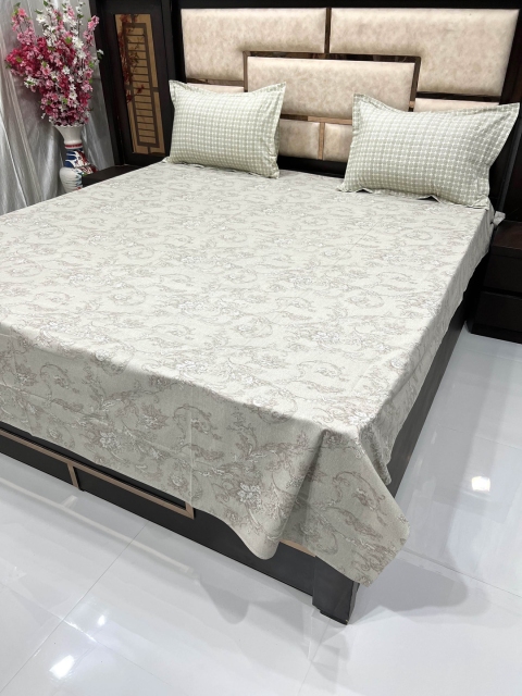 

Pure Decor Unisex Green Bedsheets