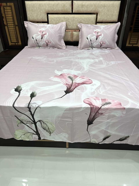 

Pure Decor Unisex Pink Bedsheets