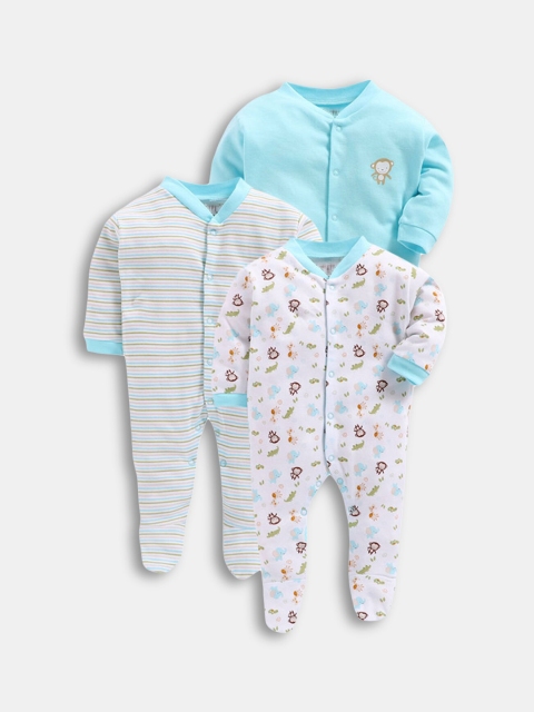 

Hopscotch Unisex Kids Blue Bodysuit