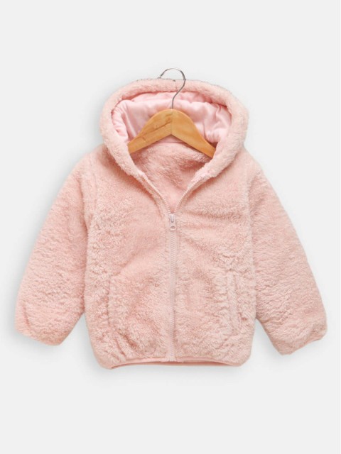 

Hopscotch Girls Pink Floral Bomber Jacket