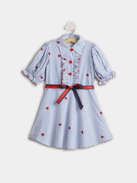 

Hopscotch Multicoloured Striped Dress, Multi