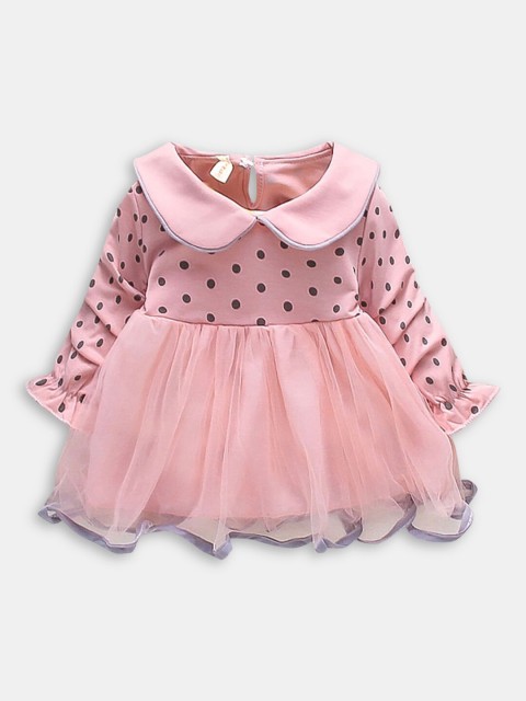 

Hopscotch Pink Peplum Dress