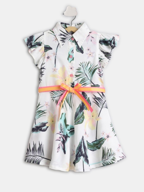 

Hopscotch Multicoloured Tropical Dress, Multi