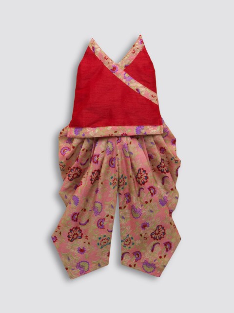 

Hopscotch Girls Red Kurti with Trousers