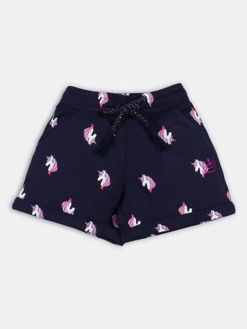 

Hopscotch Girls Navy Blue Shorts