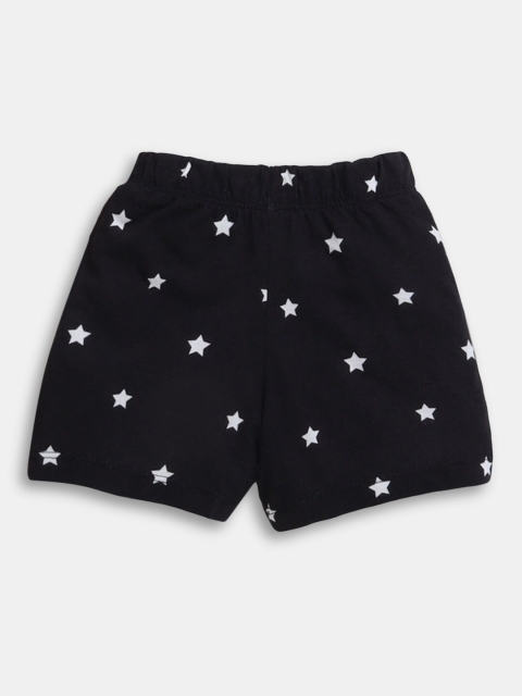 

Hopscotch Boys Black Printed Shorts