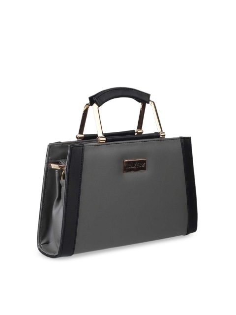 

WALKWAY by Metro Grey Structured Tote Bag with Applique