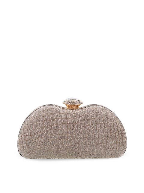 

Mochi Gold-Toned Embellished Box Clutch