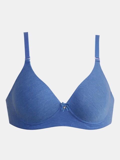 

Dazzle Blue Bra Lightly Padded Non wired T Shirt Bra