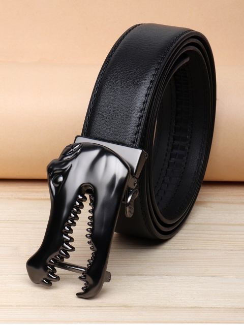 

ZORO Men Black PU Belt