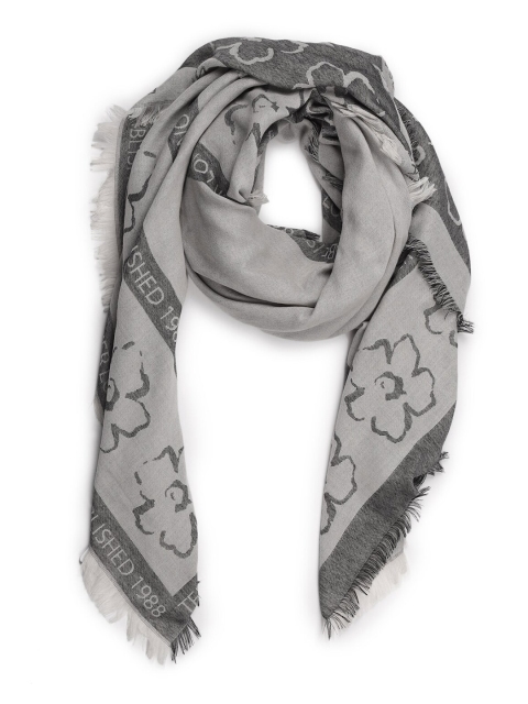 

Ted Baker Women White & Grey Printed Scarf