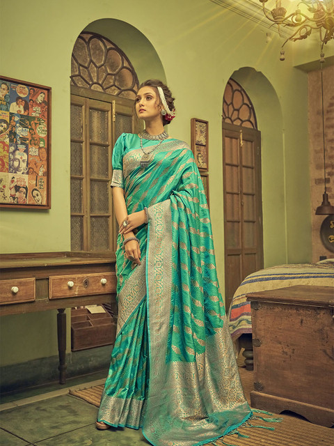 

elora Women Green Sarees