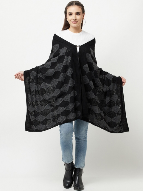 

Knitstudio Women Black Shawl
