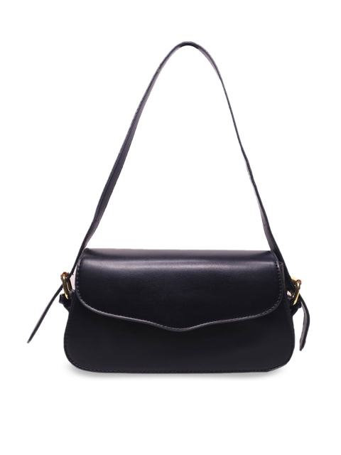 

Angeline Black Structured Shoulder Bag
