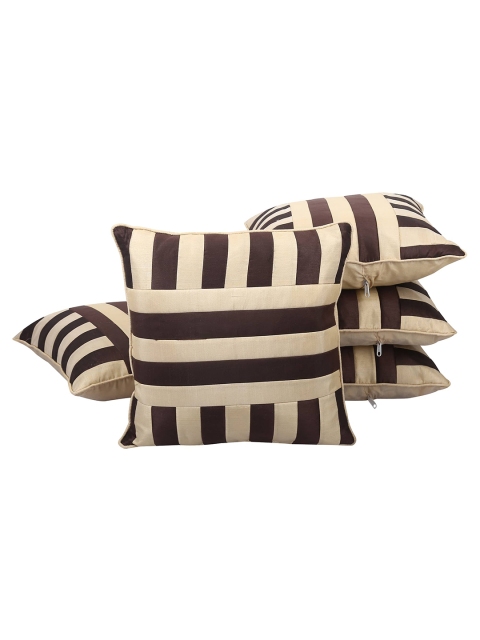 

Clasiko Unisex Brown Cushion Covers