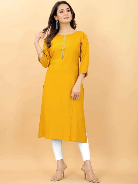 

RACHNA Women Yellow Kurta