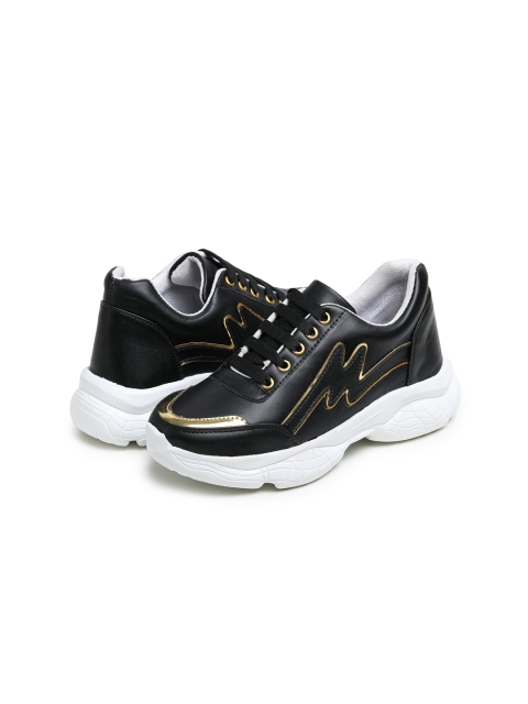 

BOOTCO Women Black Sneakers