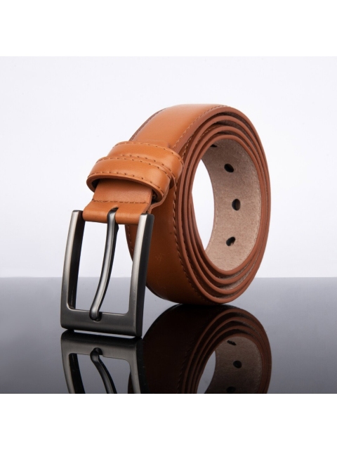 

Elite Crafts Men Tan Leather Formal Belt