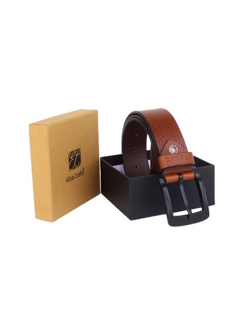 

Elite Crafts Men Tan Belts