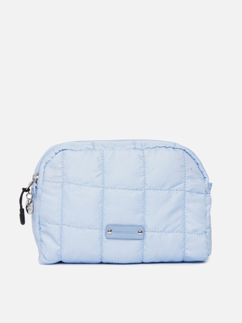 

Vero Moda Women Blue Quilted pouch