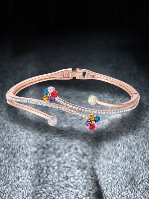 

Jewels Galaxy Women Multi Bracelet, Rose gold