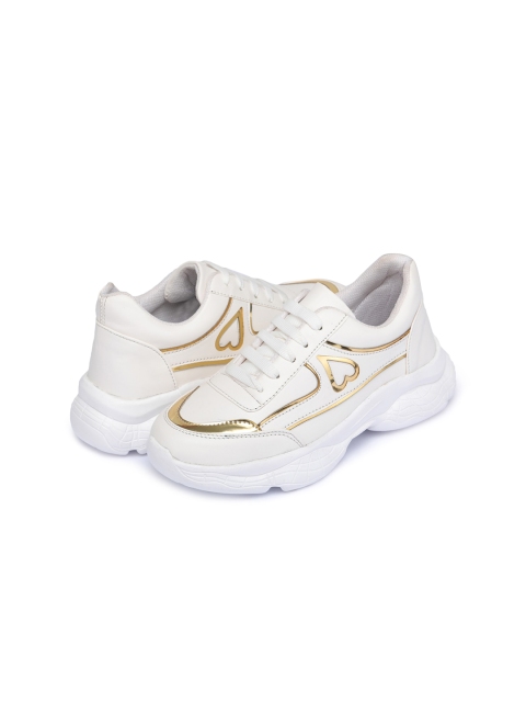 

BOOTCO Women White Sneakers