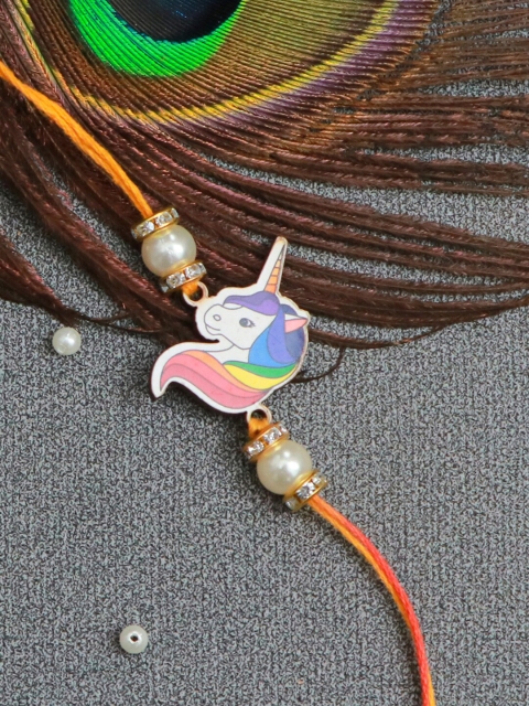 

The Magic Wand Lavender Unicorn Design Rakhi