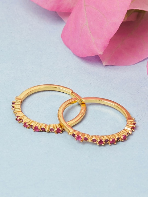 

Voylla Women Pink Toe Rings