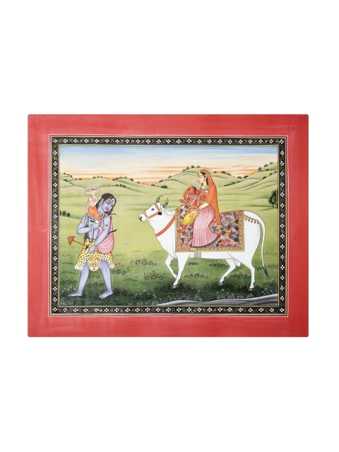

Exotic India Multicoloured The Holy Family Wall Art, Multi