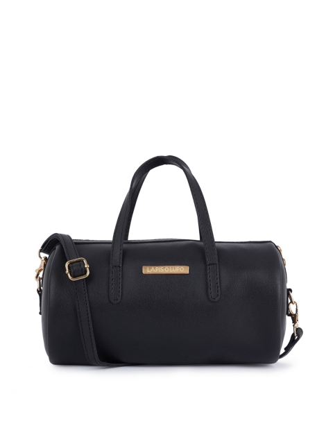 

Lapis O Lupo Women Black Structured Handheld Bag with Tasseled
