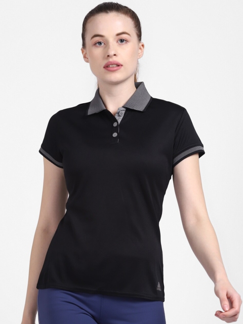 

ADIDAS Women Black Tshirts
