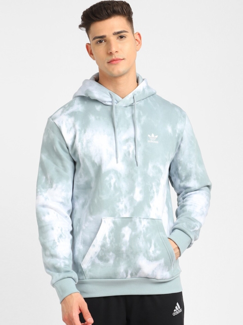 

ADIDAS Originals Men Grey Printed Hooded Sweatshirt