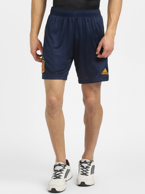

ADIDAS Men Blue Solid Shorts