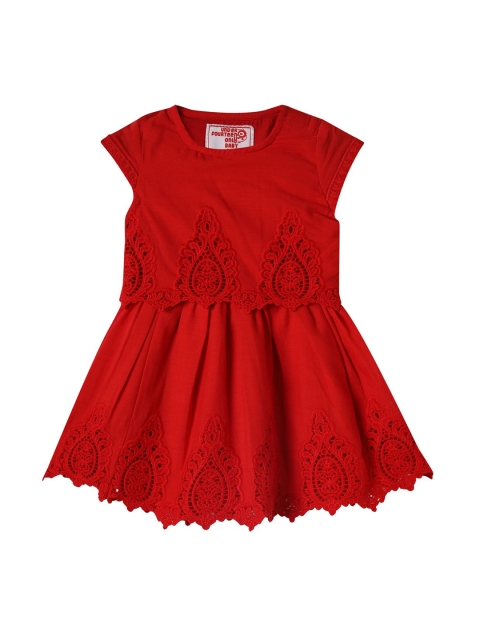 

UNDER FOURTEEN ONLY Girls Red Dress